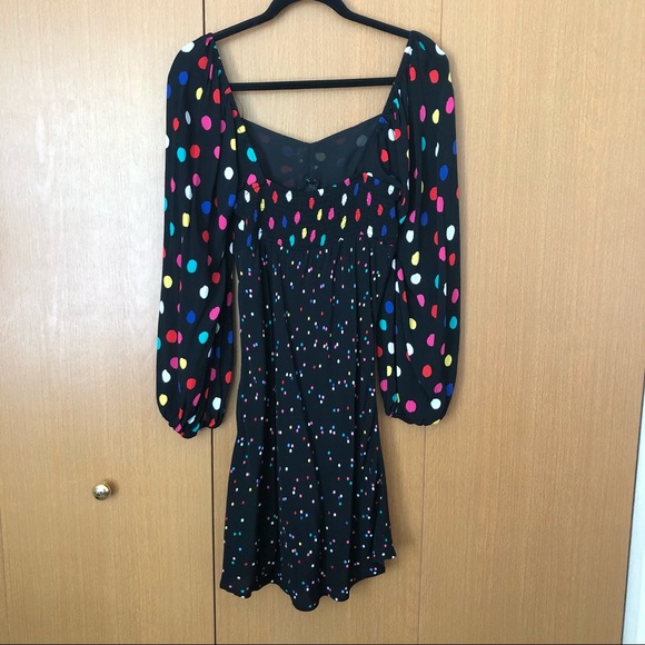 Rixo X Target Polka Dot Long Sleeve Swing Dress NWT Sz 2 - Picture 4 of 4